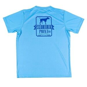 Original Logo Performance Tee in Electric Blue by Southern Point Co.